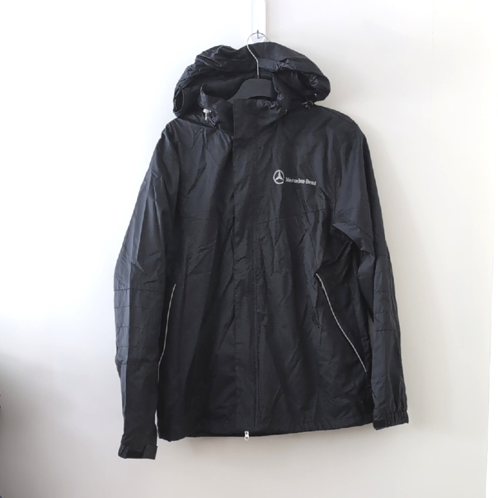 Vintage Mercedes-Benz windbreaker nylon racing jacket size M